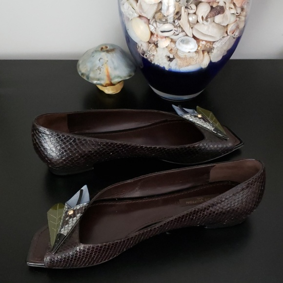 Vintage Louis Vuitton Flats Shoes Women Size 37 - Picture 3 of 8